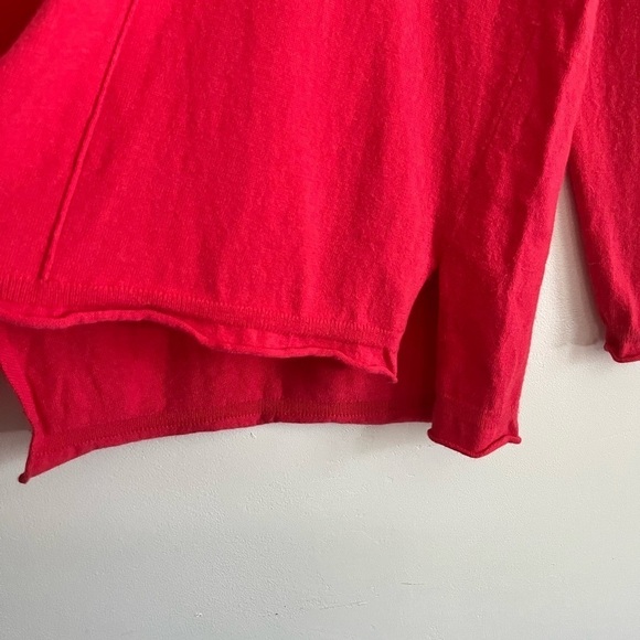 J.Crew Wool Cotton Blend V Neck Sweater - Picture 5 of 6